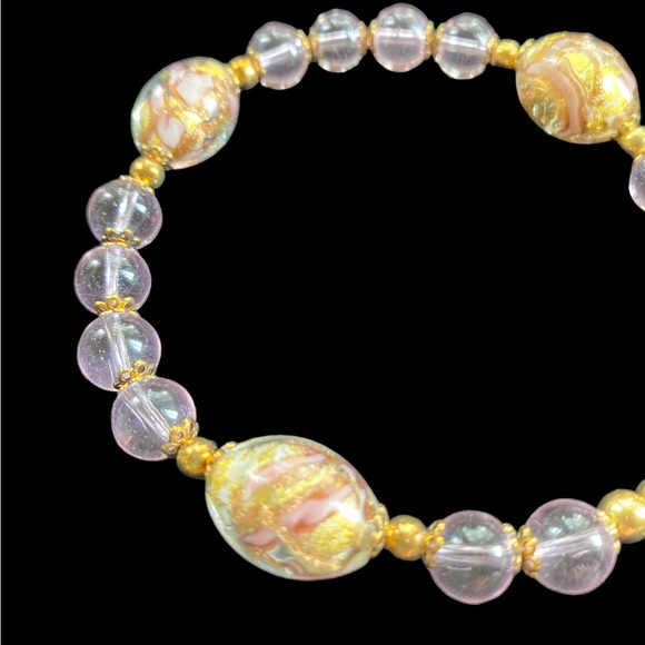 Italian Murano Glass Bracelet - Picture 2 of 2